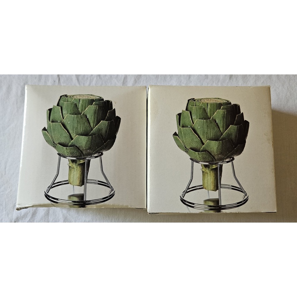AMCO Artichoke Cooker Steamer Rack Model‎ 675 NOS New in Box Set of 2 Vintage